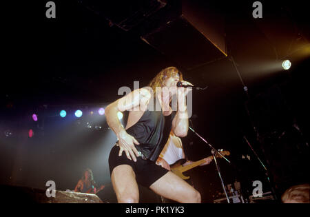 Johnny Edwards (Foreigner) on 09.07.1991 in Hamburg. | usage worldwide ...