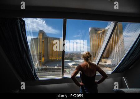 Interior of Mandalay Bay hotel Las Vegas Stock Photo - Alamy