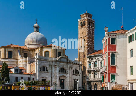 Church of San Geremia (chiesa di San Geremia) on the Grand Canal in Venice Stock Photo