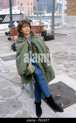 Nena in November 1982 in Venice. | usage worldwide Stock Photo