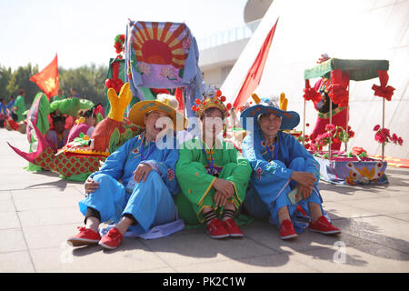 Binzhou, Binzhou, China. 10th Sep, 2018. Binzhou, CHINA-People of ...