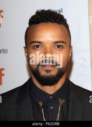 Eka Darville attends the premiere of 'Her Smell' during the 43rd Toronto International Film Festival, tiff, at Wintergarden Theatre in Toronto, Canada, on 09 September 2018. | usage worldwide Stock Photo