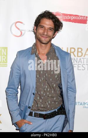 Burbank, CA. 9th Sep, 2018. Tyler Posey at arrivals for Burbank International Film Festival Closing Night, Los Angeles Marriott Burbank Airport Hotel, Burbank, CA September 9, 2018. Credit: Priscilla Grant/Everett Collection/Alamy Live News Stock Photo