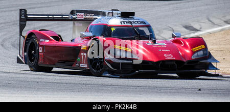 Monterey, CA, USA. 09th Sep, 2018. A. # 77 Drivers Oliver Javis/Tristan Nunez come up with a 9th place finish during the American's Tire 250 Race for the IMSA Weathertech Sport Car Championship at Weathertech Raceway Laguna Seca Monterey, CA Thurman James/CSM/Alamy Live News Stock Photo