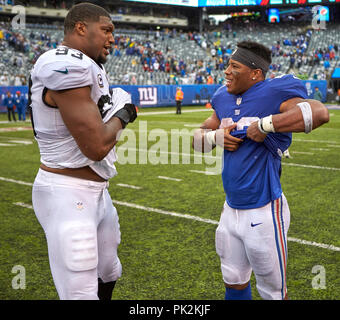 East Rutherford, New Jersey, USA. 9th Sep, 2018. New York Giants