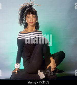 Siedah Garrett in August 1988. | usage worldwide Stock Photo