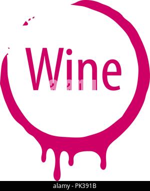 Wine logo imprint Stock Vector