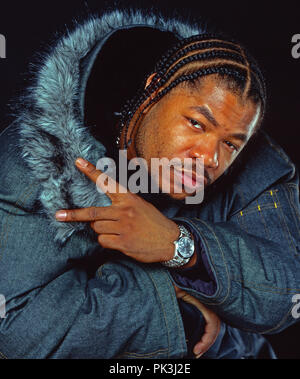 Xzibit, amerikanischer Rapper, Schauspieler und TV Moderator, Deutschland 2001. American rapper, actor and TV presenter Xzibit, Germany 2001. | usage worldwide Stock Photo