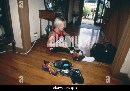 Aaron Carter, amerikanischer Popsänger als Kind in Los Angeles, USA 1997. American pop singer Aaron Carter as a child at Los Angeles, USA 1997. | usage worldwide Stock Photo