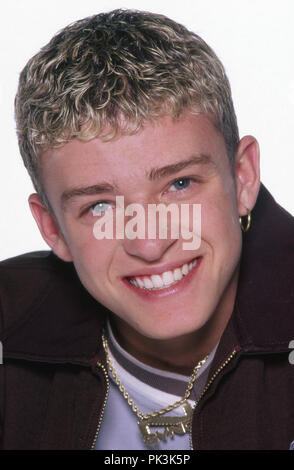 Justin Timberlake von "N'Sync", amerikanische Boygroup, in München