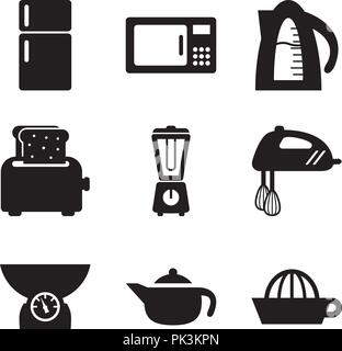 Basic Kitchen Utensils 06 Stock Vector