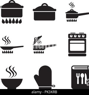 Basic Kitchen Utensils 03 Stock Vector
