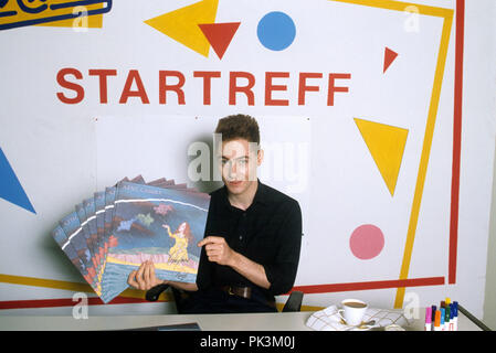 Roddy Frame (Aztec Camera) on 30.10.1984 in München / Munich. | usage worldwide Stock Photo