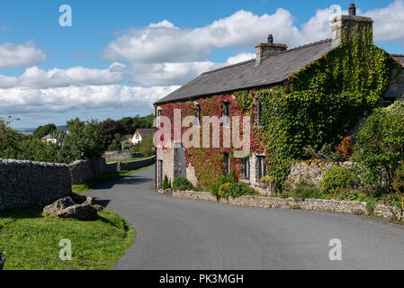 Far Arnside on the borders of Cumbria and Lancashire Stock Photo