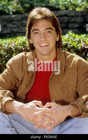 Scott Baio in April 1989 in Los Angeles. | usage worldwide Stock Photo