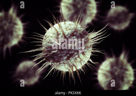 Virus cells High resolution image Stock Photo