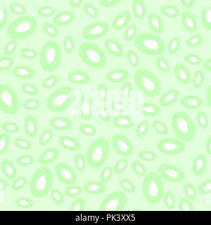 Cucumber Seed Seamless Pattern on Green Background Stock Vector