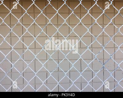 Geometric steel and block pattern background. Stock Photo