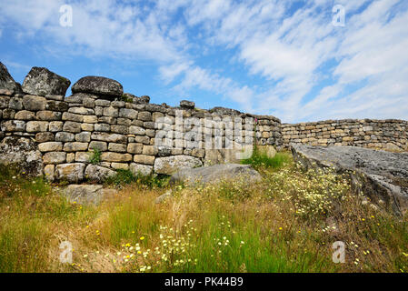 Iron Age settlement of Outeiro Lesenho, Boticas. Tras os Montes, Portugal Stock Photo