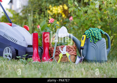 Rake for riding discount mower