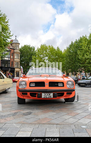 Pontiac Trans Am Muscle car at car show in Salisbury UK Stock Photo