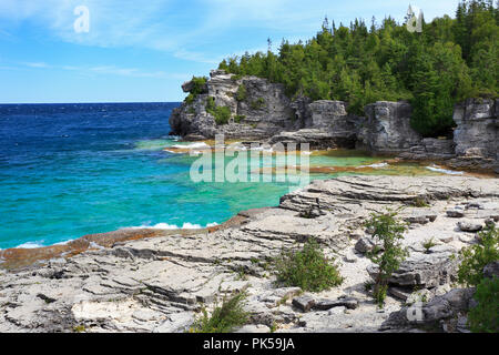 Indian Head Cove in Georgian Bay, Lake Huron, Canada Stock Photo