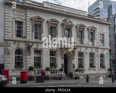 The Eastern Dispensary in Leman Street, East London Stock Photo - Alamy