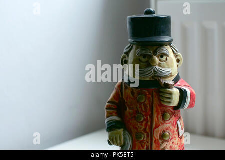 Chelsea pensioner money box from the 1960's. Stock Photo