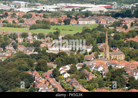 Ariel photograph taken from light aircraft Stock Photo