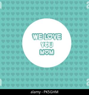 Happy Mothe's day design with creative typography vector Stock Vector