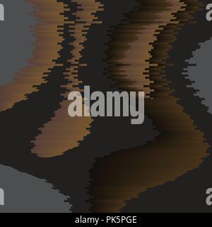 Background display with glitches. Code corruption. Vector illustration. Stock Vector