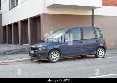 Fiat Multipla parked on street Stock Photo