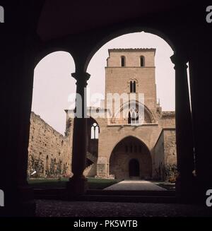 Alcañiz, castle; Torre del Homenaje / keep ; medieval mural paintings ...