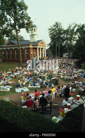 Bluemont Concert Series in Leesburg, Virginia. Stock Photo