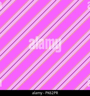 Pink princess color striped seamless pattern. Vector illustration. Stock Vector