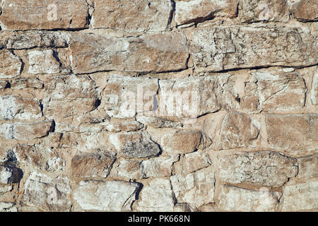 Abstract gray horizontal stone texture. Gray background with cobblestones Stock Photo