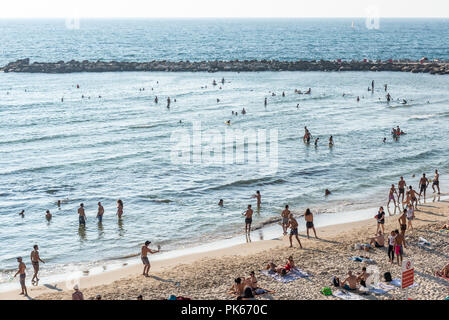 Technicolour shots of Tel Aviv's beach bums