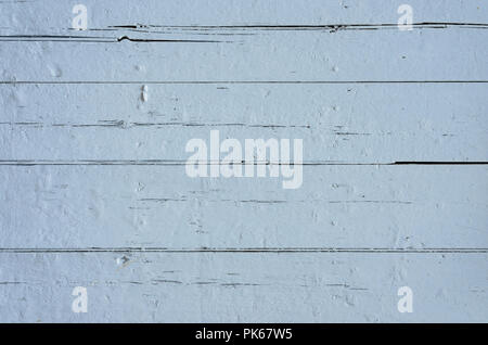 Old rustic grey painted wooden planks background, horizontal Stock Photo