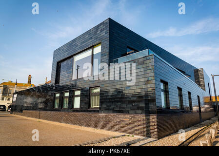 Jerwood Gallery, The Stade area of Hastings Old Town, East Sussex, England, UK Stock Photo