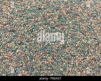 Blue green carpet textures background. Stock Photo