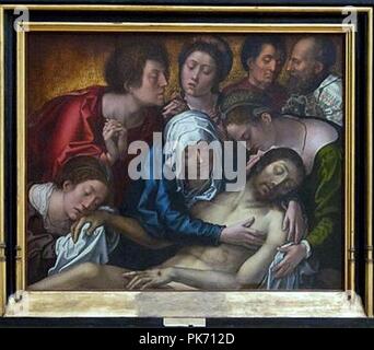 Bernard van Orley (1488-1541) Triptichon középső rész Brussel. Stock Photo