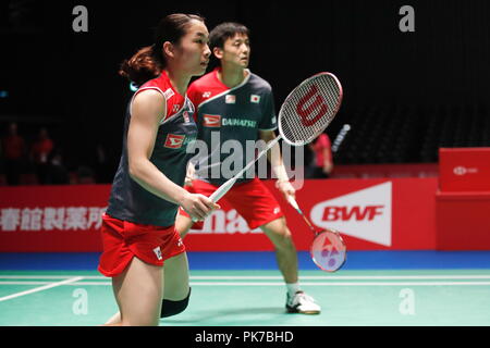 Musashino Mori General Sports Plaza, Tokyo, Japan. 12th Sep, 2018