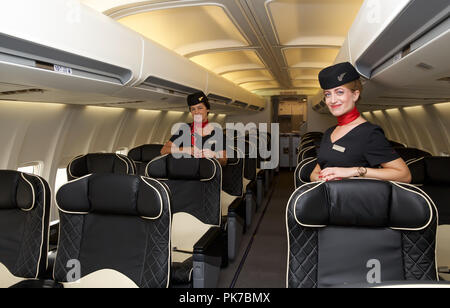 Aircraft cockpit at Air Charter Expo 2023 at London Biggin Hill Airport ...