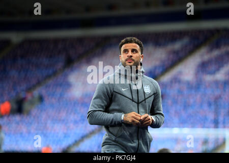 King Power Stadium, Leicester, UK. 11th Sep, 2018. International Football Friendly, England versus Switzerland; Kyle Walker of England Credit: Action Plus Sports/Alamy Live News Stock Photo