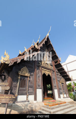 Wat Phan Tao, Chiang Mai, Thailand Stock Photo