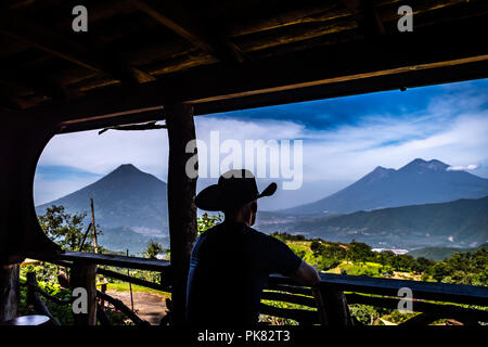 lookout in guatemala Stock Photo