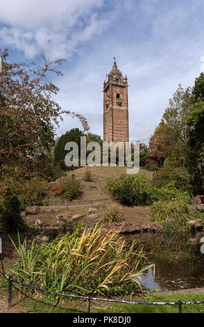 Cabot Tower, Brandon Hill Park, City of Bristol, England, UK Stock Photo