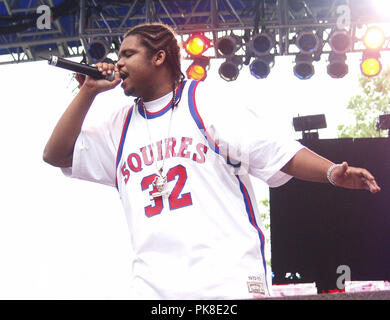 Wish Bone of Bone Thugs N Harmony performs during Music Midtown on May 4, 2002. CREDIT: Chris McKay / MediaPunch Stock Photo