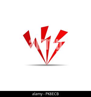 Flat zipper icon for applications, logo and websites Stock Vector