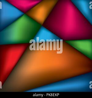 An abstract background of triangle geometric colors illustration. Vector EPS 10 available. Stock Vector